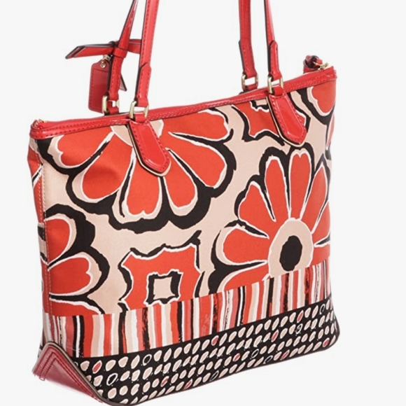 Coach Floral Scarf Print, EUC - Picture 3 of 7